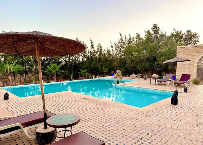 Quiet Oasis Luxury Stone Villa With Panoramic Views Near Essaouira